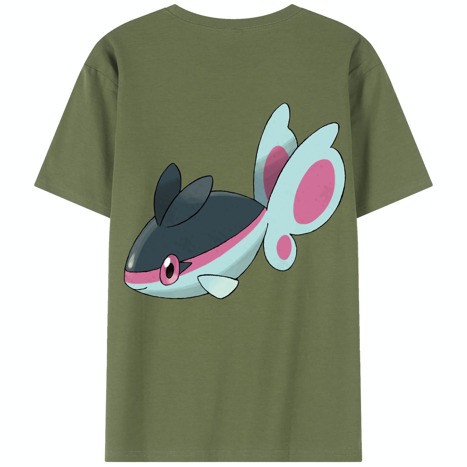 （画像用） ポケットモンスター Pokémon 綿100％半袖Tシャツ（背面プリント）